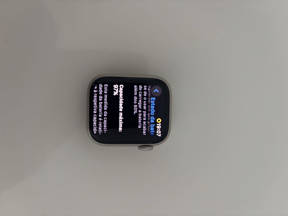 Apple watch series 9 41mm Starlight fatura e garantia até 08/2027
