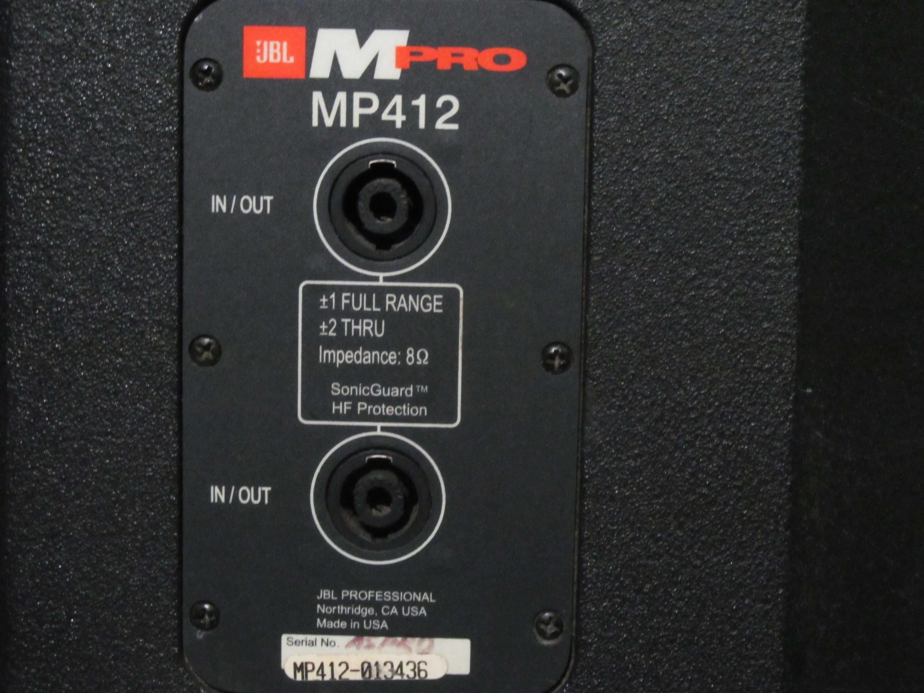 Колонка JBL MP412 PRO 12"