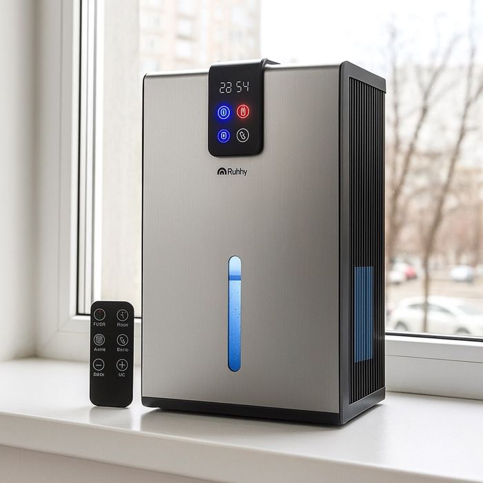 Осушувач повітря з LED гідростатом, пультом, Польща, осушитель воздуха