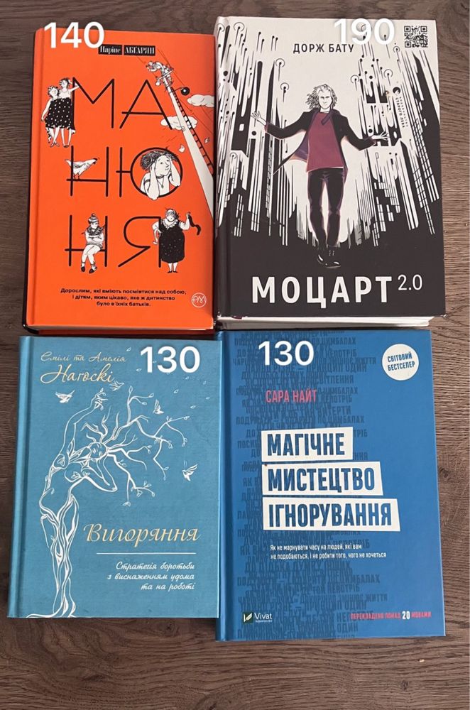 Нові різножанрові книги сучасної літератури