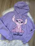 Bluza lilo& stich dla dziewczynki dla kobiet house XS filetowa różowa