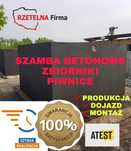 szambo betonowe produkcja montaż dowóz szybko Z WYKOPEM
