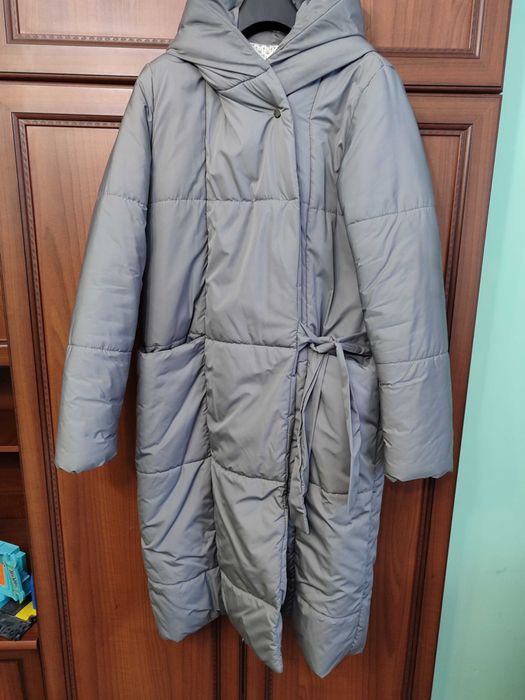Куртка зимова довга, пальто зимове довге