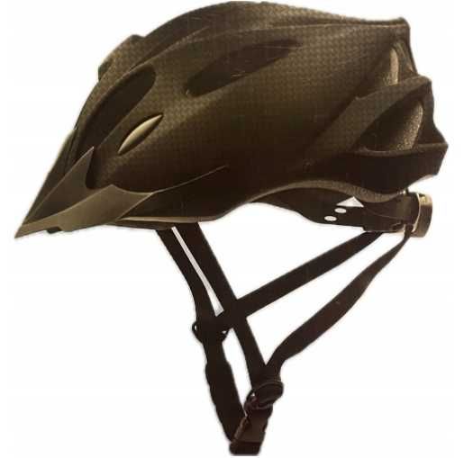 Kask rowerowy Seven For 7 M, czarny, z lampką LED, 55-58 cm *NOWY*