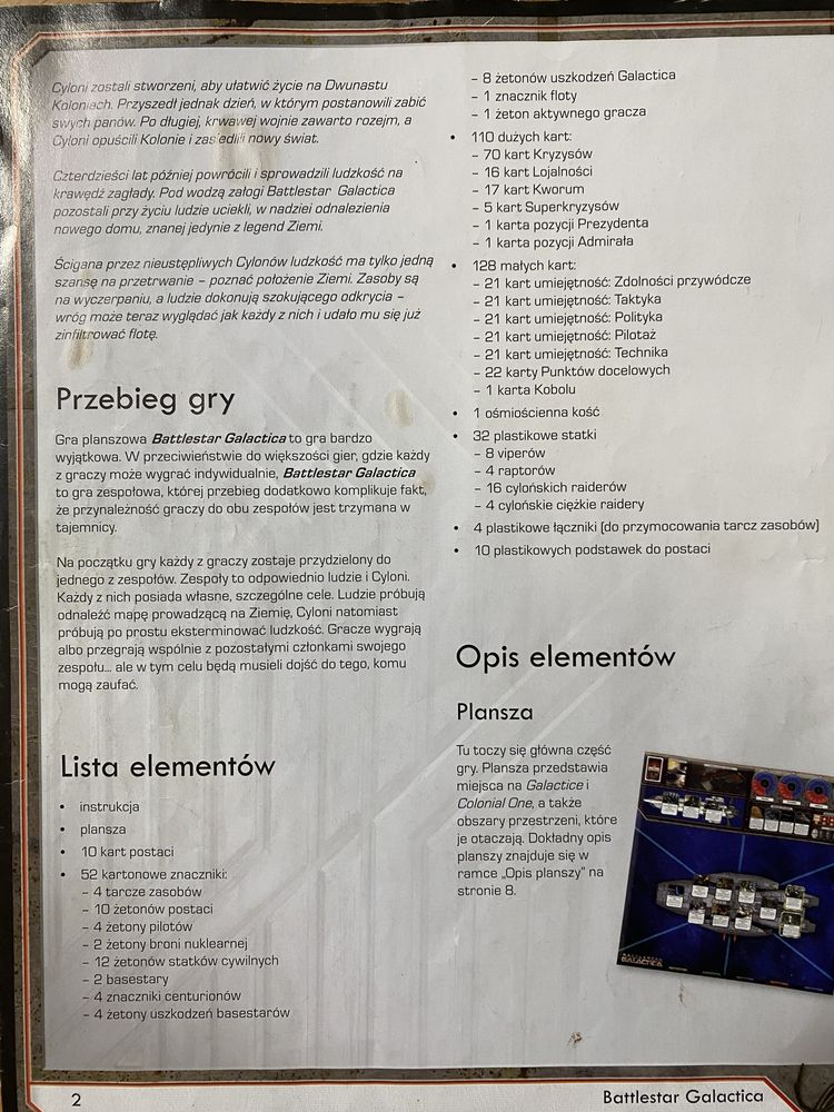 Battlestar Galactica gra planszowa