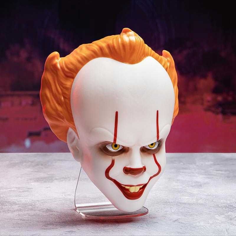 Lampka "TO" Ścienno Biurkowa  MASKA Pennywise 22 CM "IT" Nowa Poznań