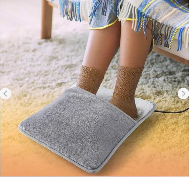 Грілка для ніг з USB підігрівом фланелева Електрогрілка Електрокилимок