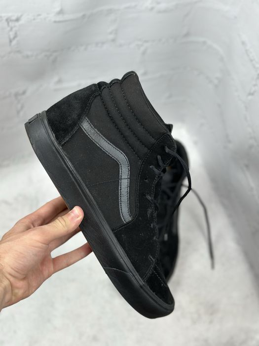 Чоловічі чорні високі кросівки кеди Vans Old Skool Comfy Cush 47p