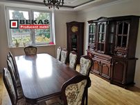 PROMOCJA Stylowa Witryna 180` Dąb Orzech Lakierowany Producent Bekas