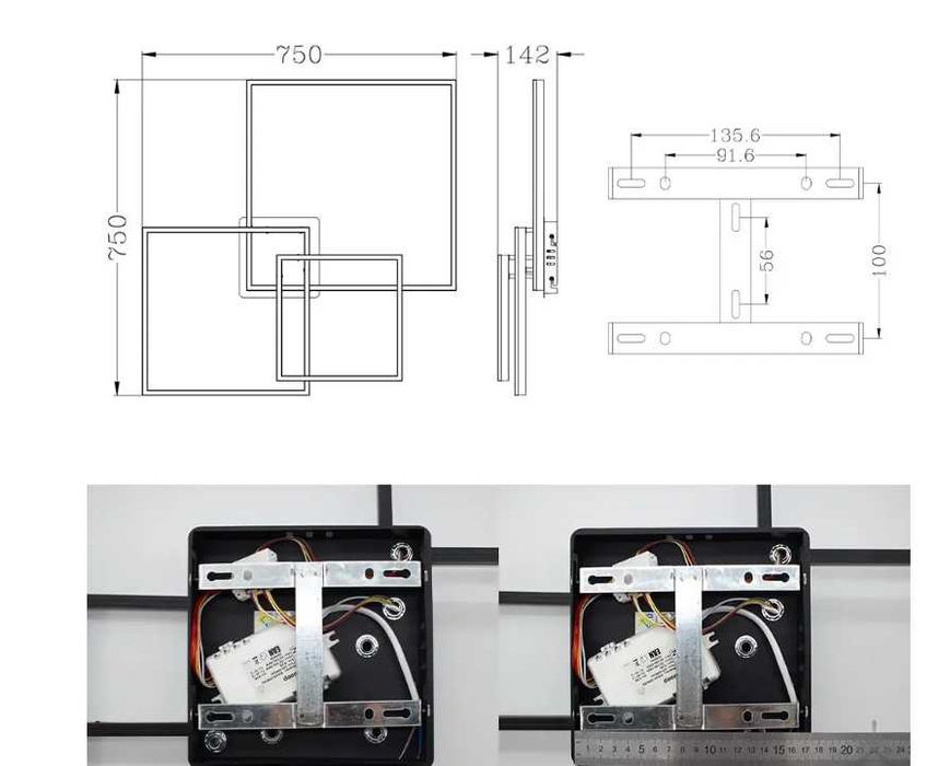 Смарт люстра  светодиодная SV 3S 110 Вт (БЕЗКОШТОВНА Доставка)