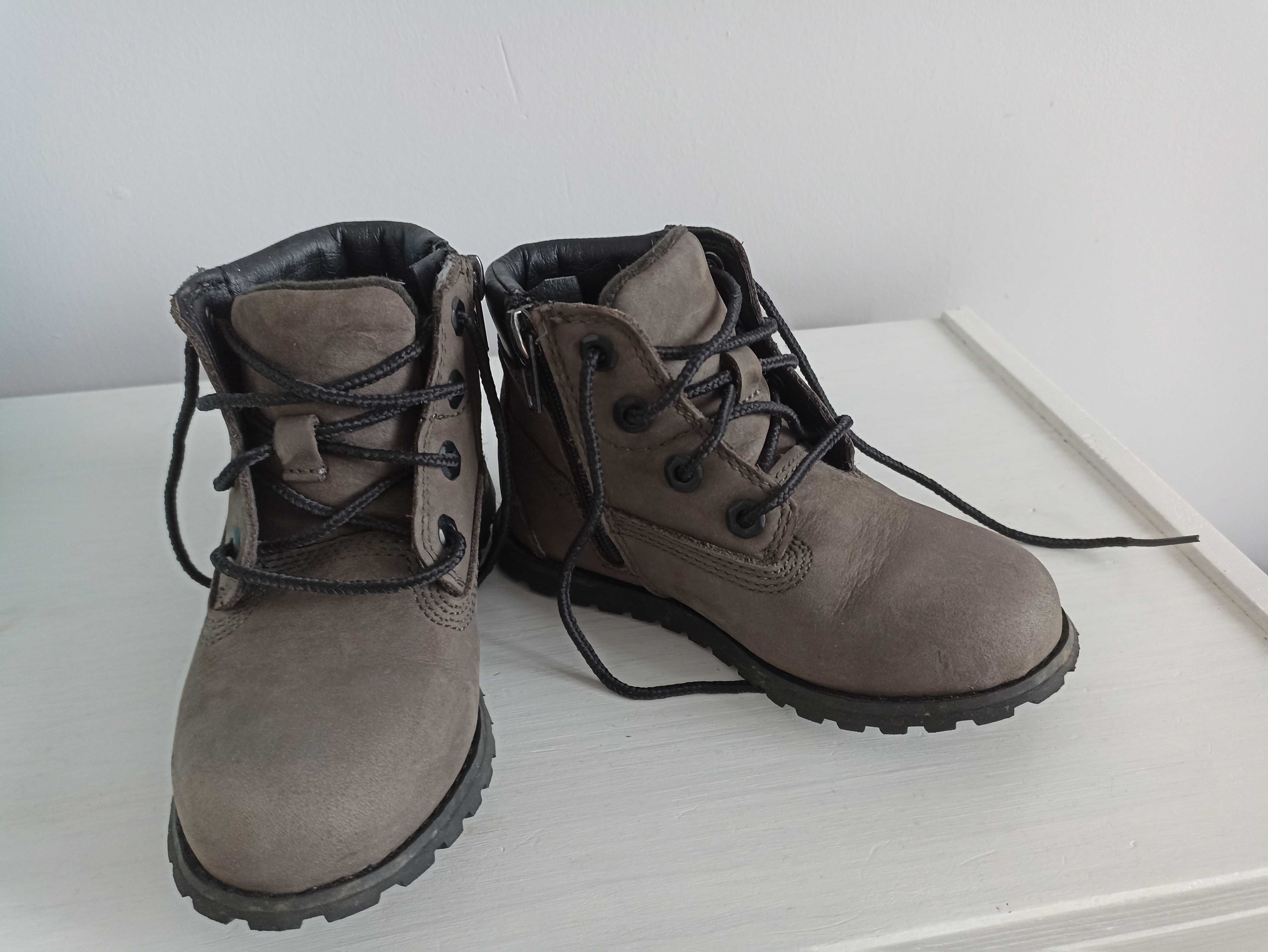 Buty chłopięce trzewiki skórzane wiosenne jesienne Timberland 26