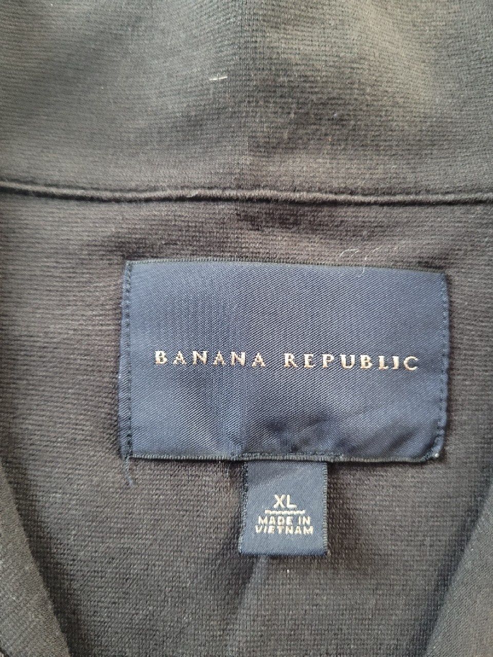 BANANA REPUBLIC XL męski sweter czarny rozpinany