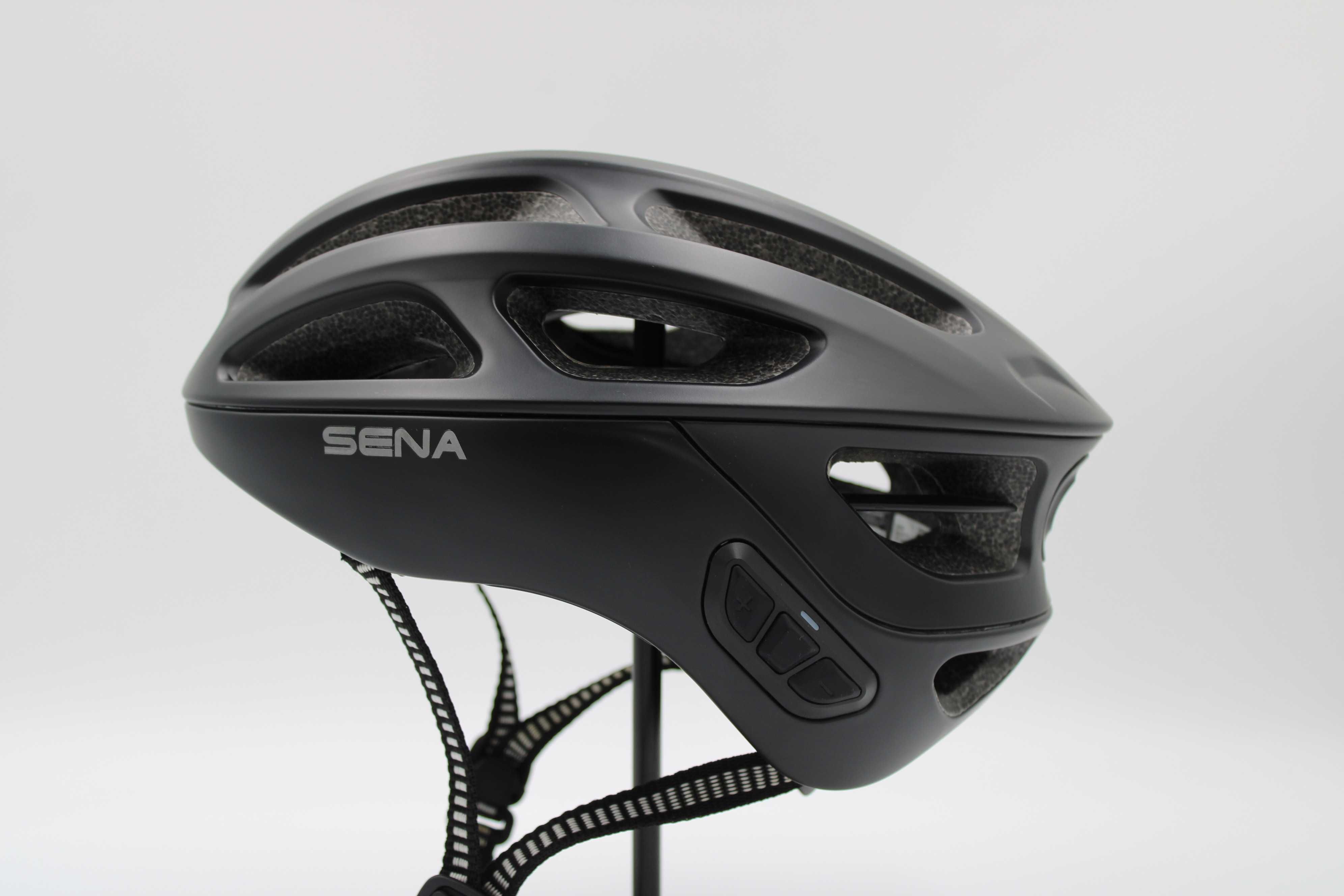 Kask rowerowy szosowy Interkom Sena R1 Czarny rozmiar L 59-63cm