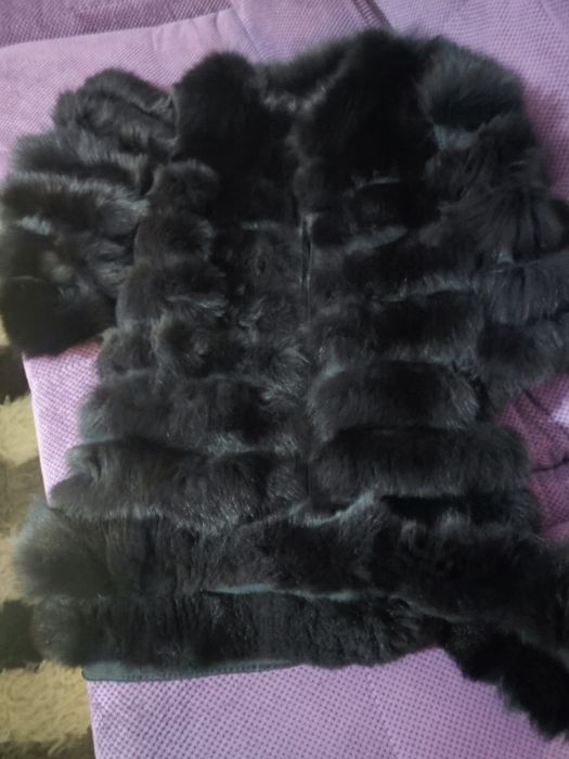 Шуба - трансформер із натурального песця. Розмір М.  У хорошому стані