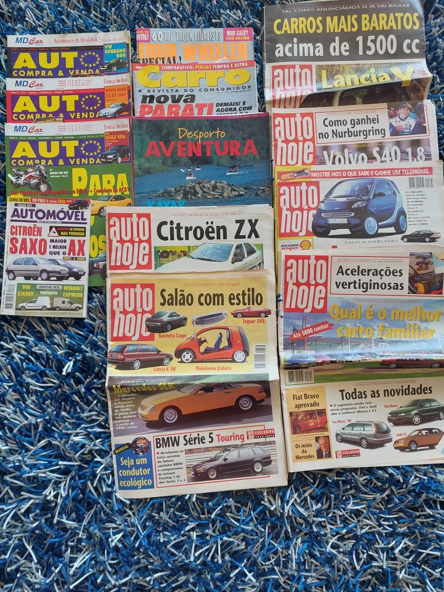 Revistas de Automóveis antigas