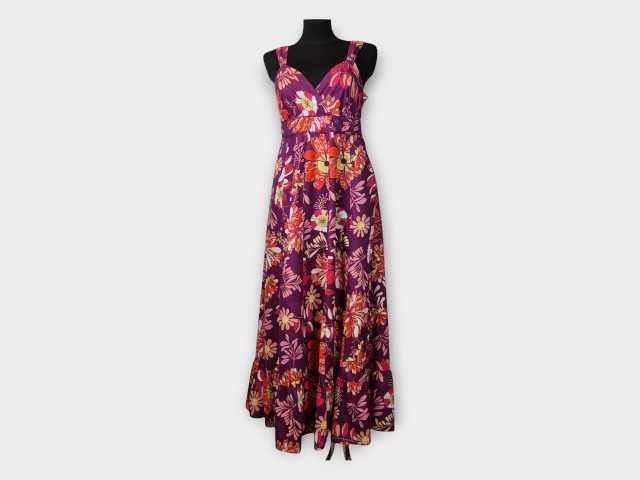 Sukienka maxi Debenhams 40 L bawełna w kwiaty boho lato wesele