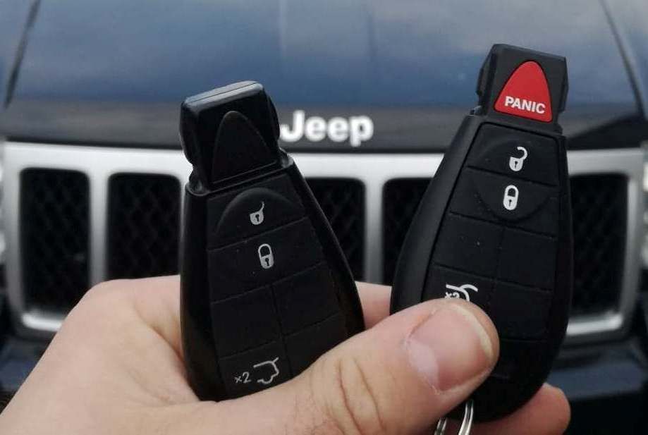 Pilot Jeep Chrysler Dodge, keyless z kodowaniem, immo Warka