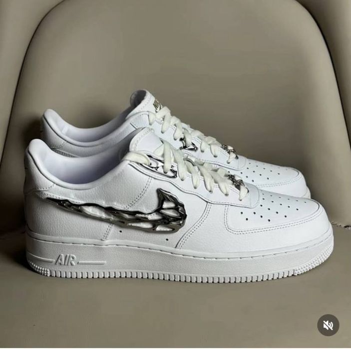 36-45 Nike Air Force 1 Low ‘Molten Metal Silver ‘