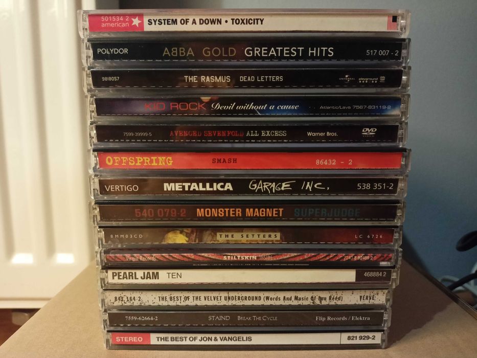 Metallica/Offspring/Rasmus/System of a Down/Kid Rock/ CD metal/rock