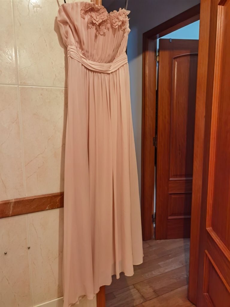 Vestido comprido de cerimónia H&M 36