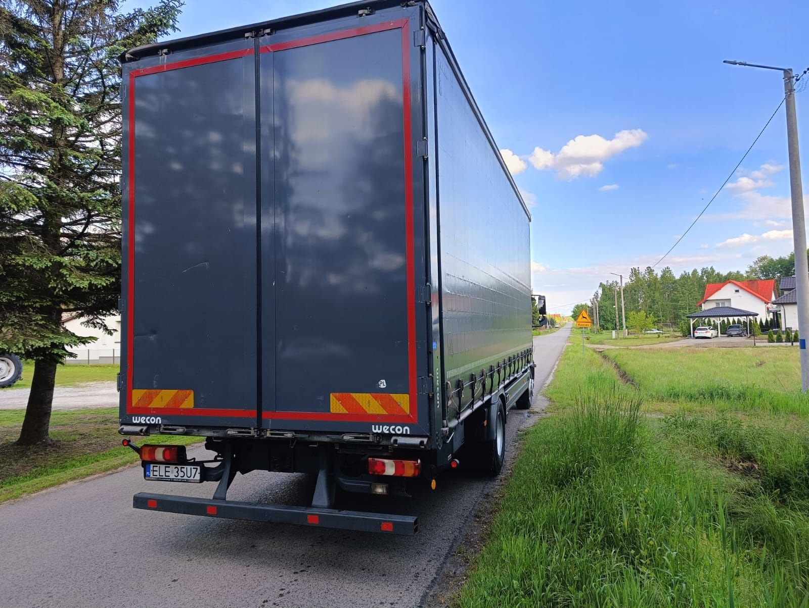 Mercedes Atego 1527 Plandeka Firanka
