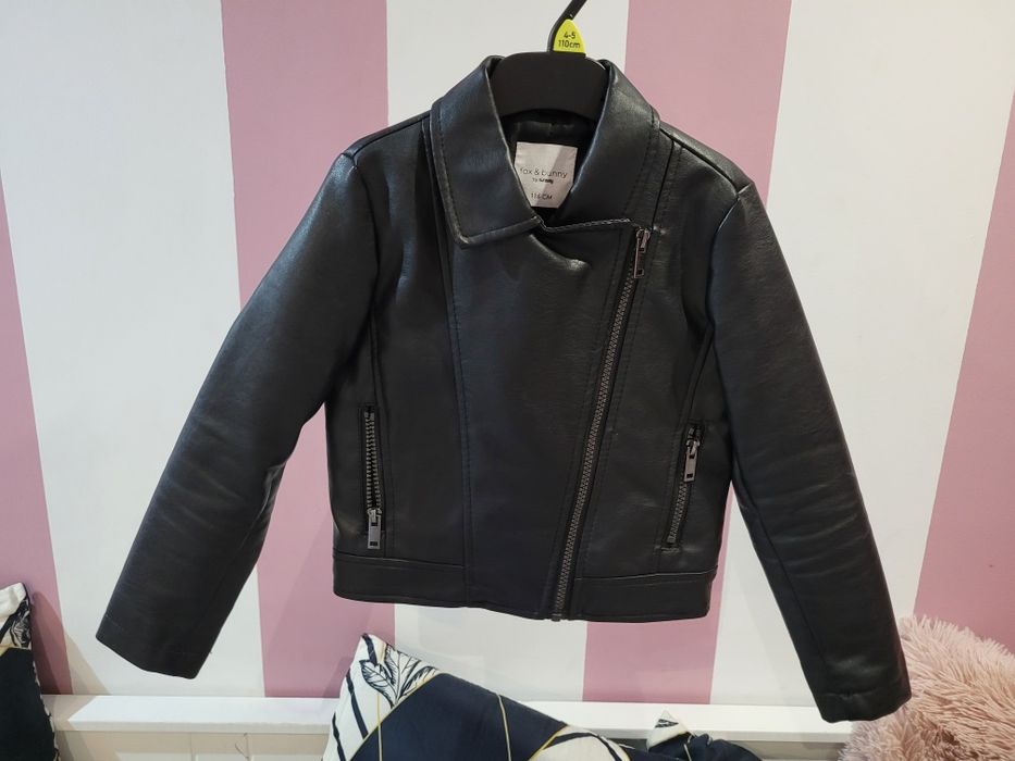 Czarna ramoneska skórzana 116