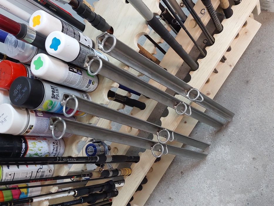 Suporte para canas em inox