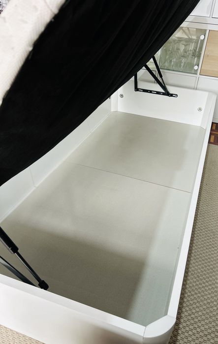 Cama somier solteiro e colchao