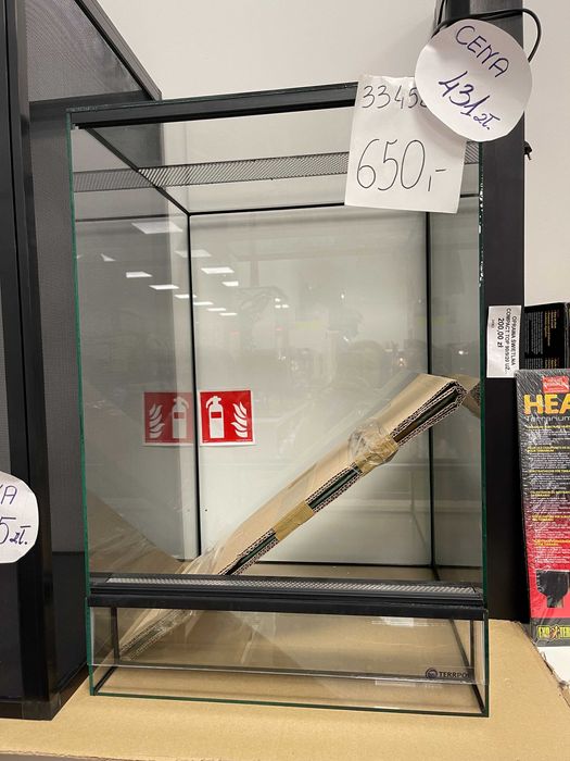 Terrarium dla gekona orzęsionego Super Cena 40x40x60 Nowe