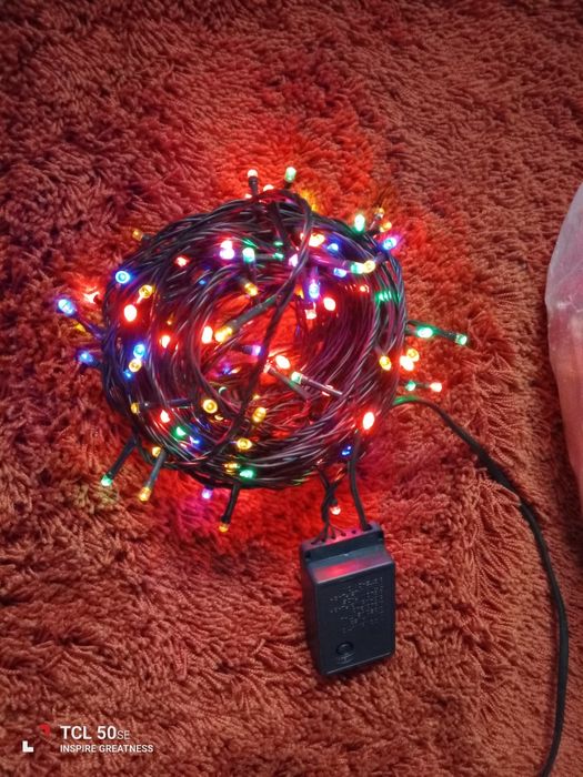 Pisca pisca grande para árvore de natal. Em bom estado