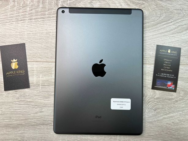 Apple iPad 9 2021 10.2 дюйми Wi-Fi LTE 4G 64GB Space Gray A2603