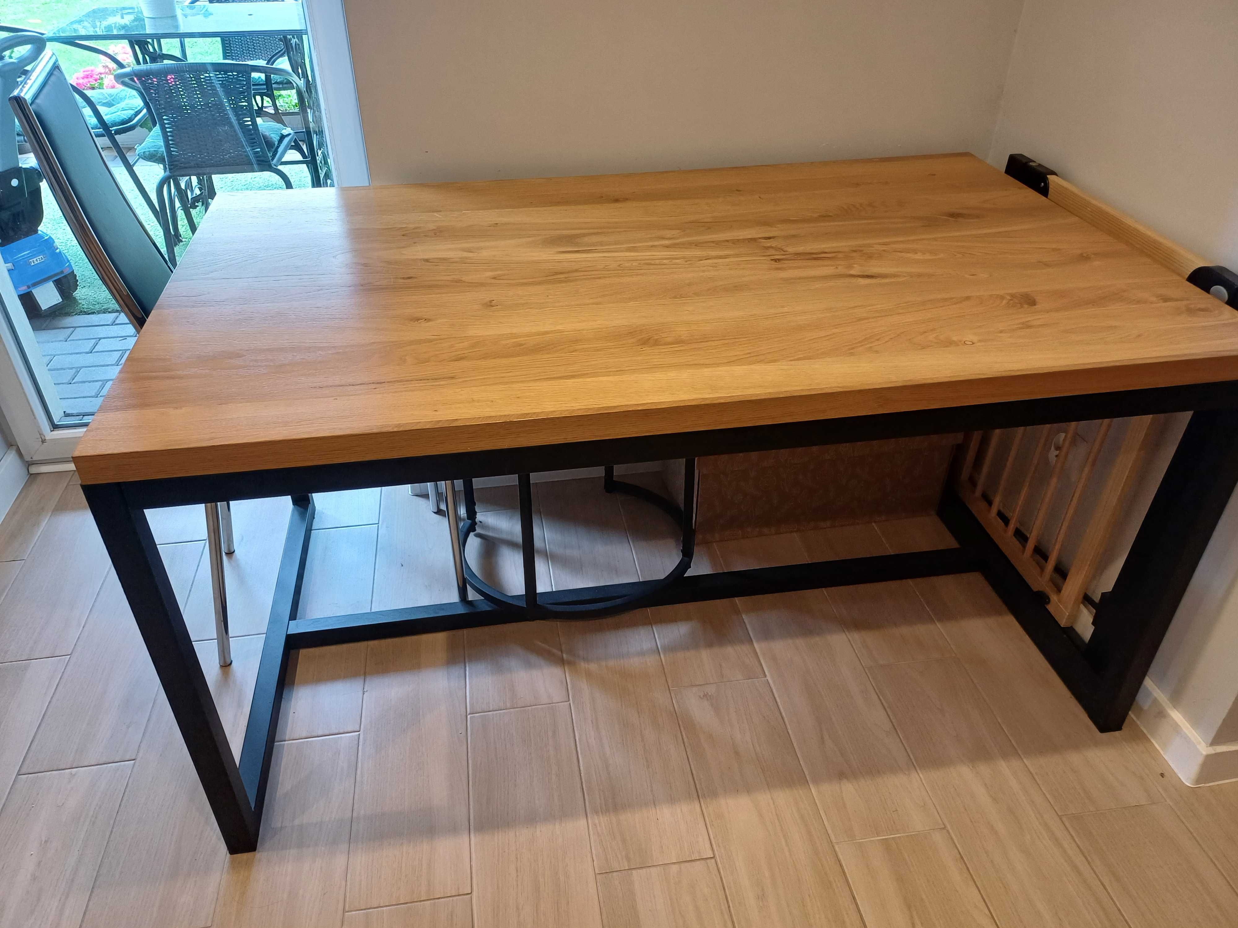 Stół 150×90 okleina naturalna dąb