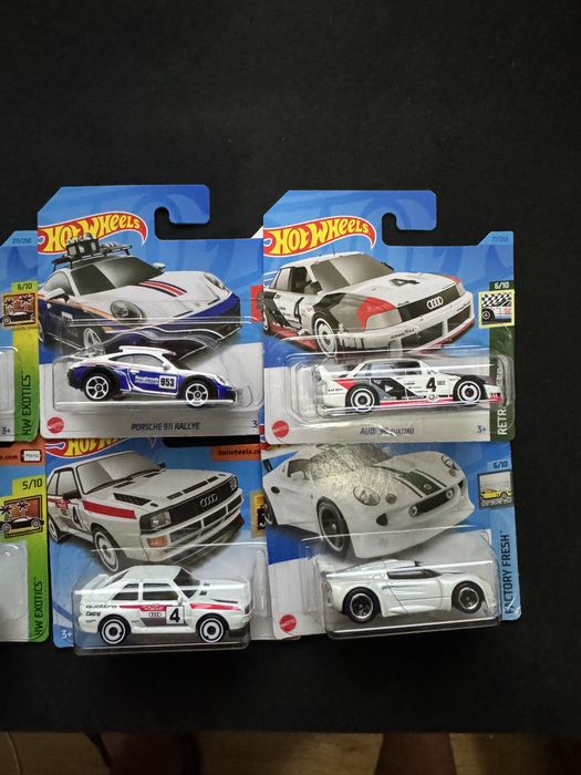 Hotwheels Porsches Audi