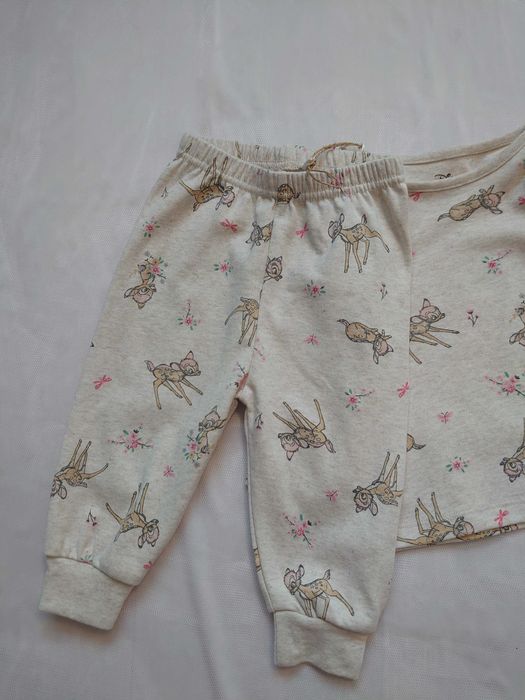 Piżama dziewczęca Bambi Disney Primark 6-9 miesięcy / 74