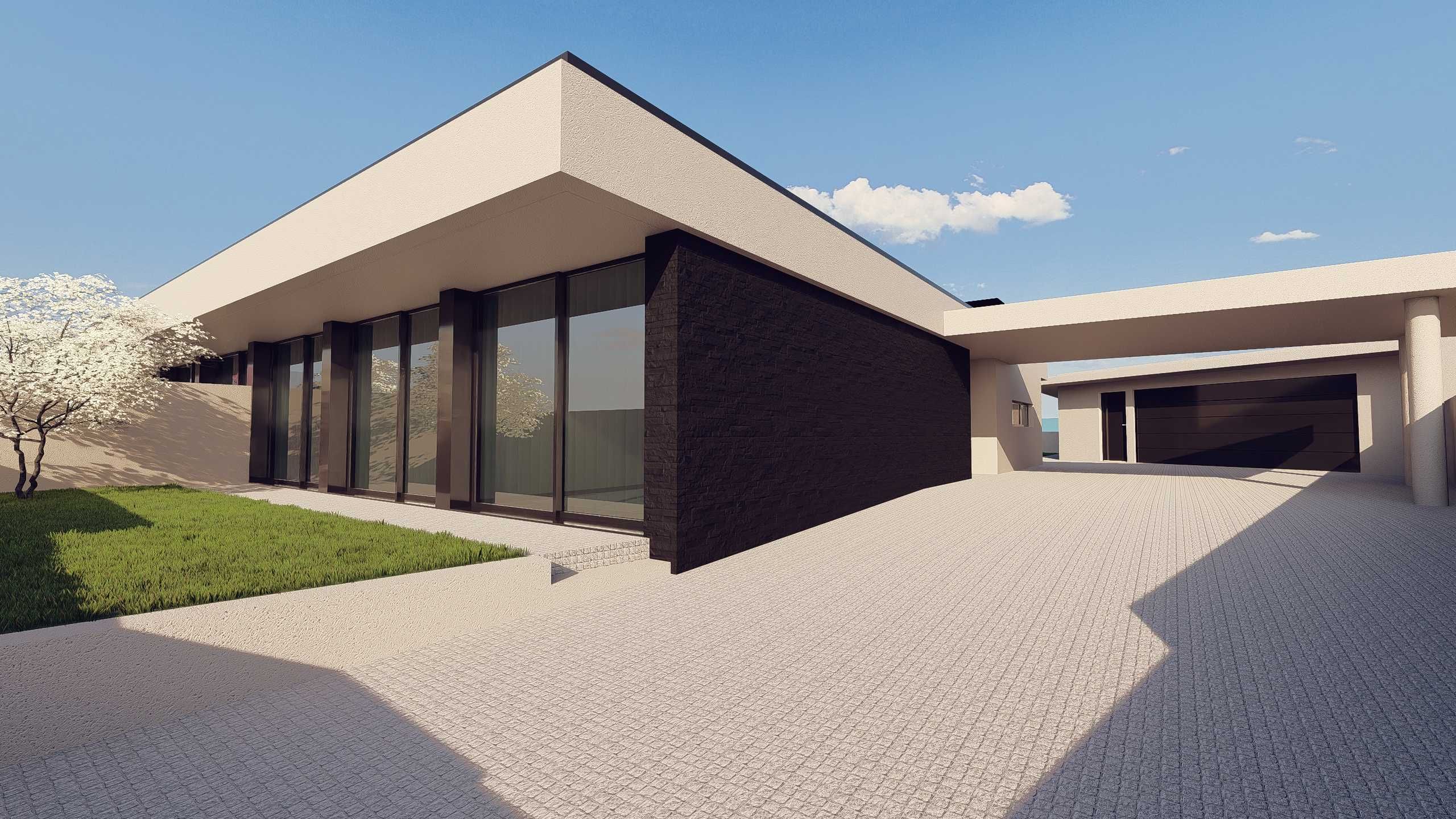 Moradia T3 em fase de construção