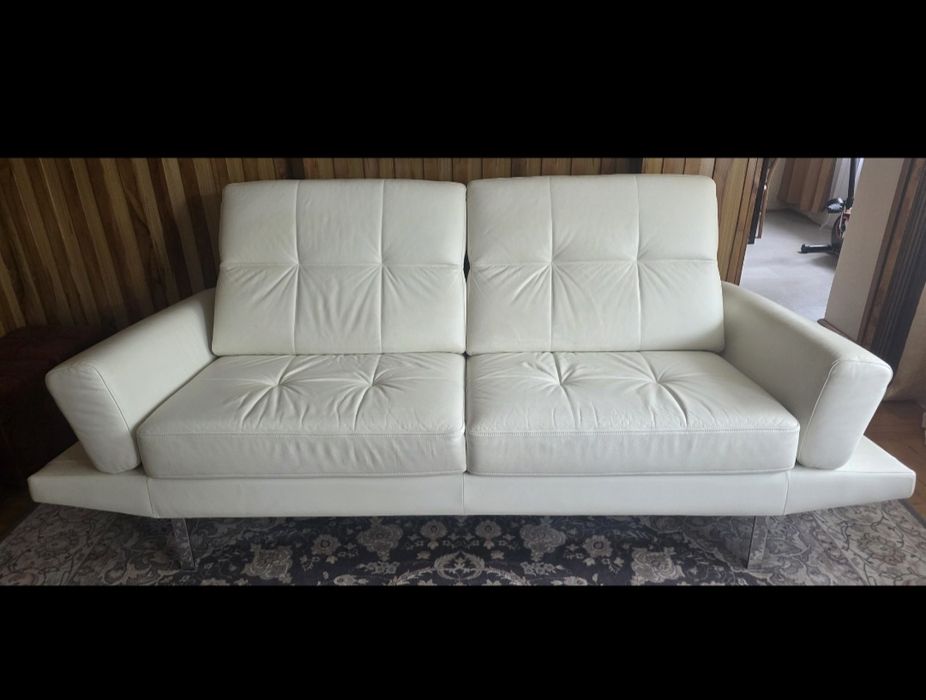 OKAZJA PILNIE piękna kanapa sofa skóra naturalna stan idealny