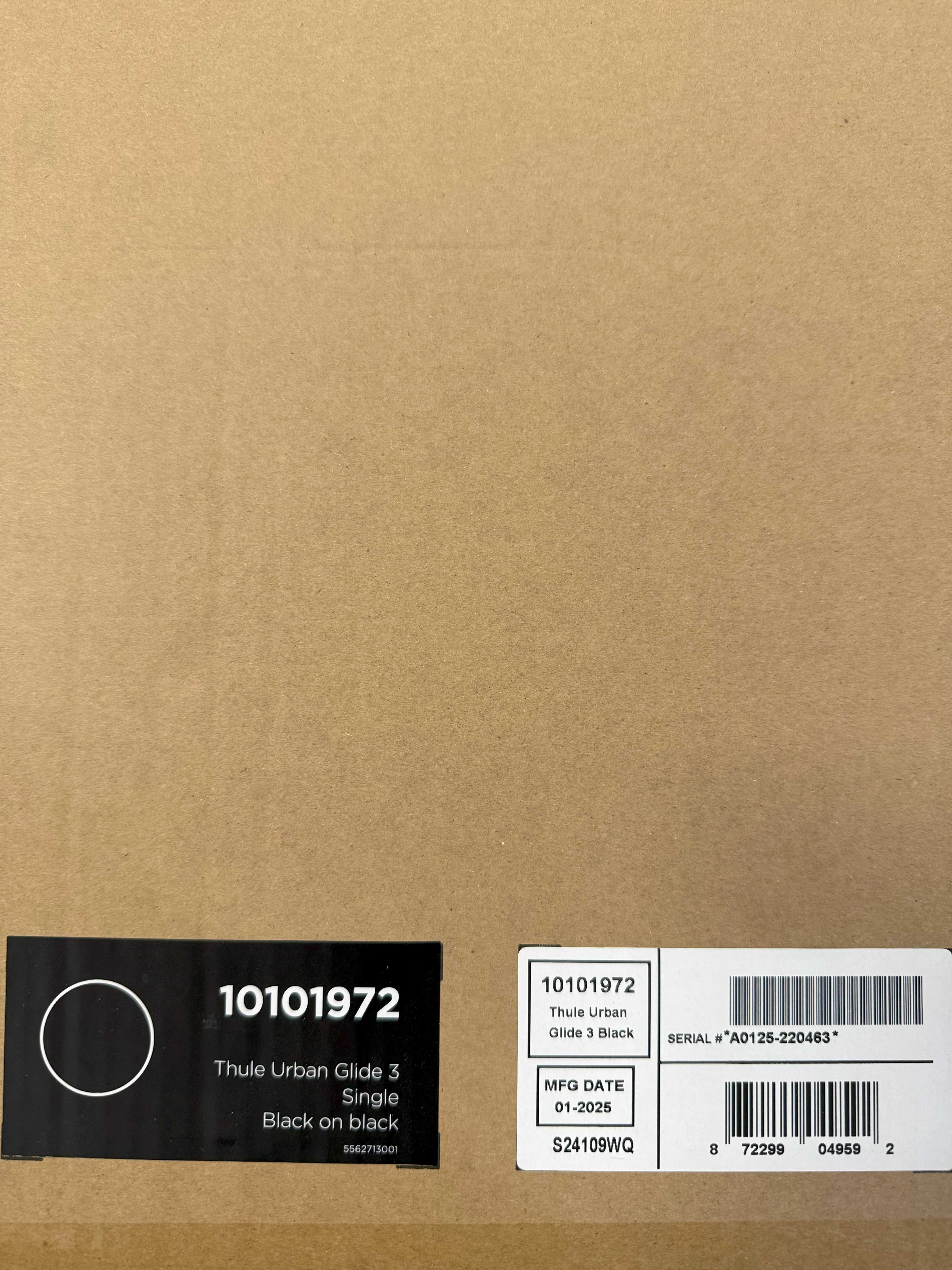 Thule Urban Glide 3 Black – nowoczesny wózek biegowy / spacerowy