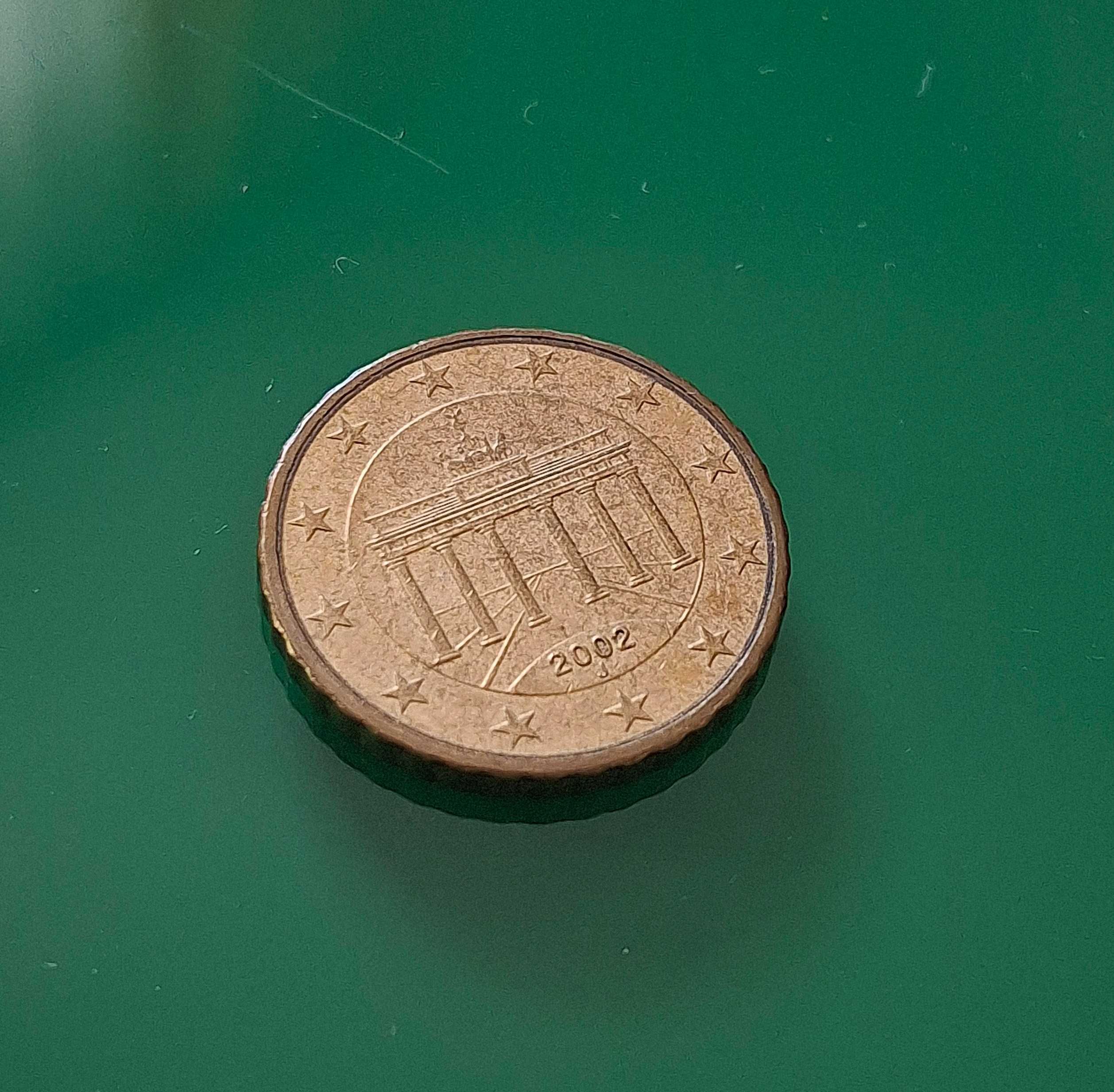 Moneta 10 euro cent niemieckie 2002r.