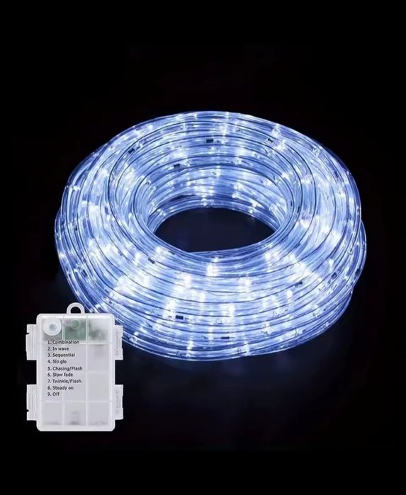 Luzes de natal led 20 M exterior com comando a distância
