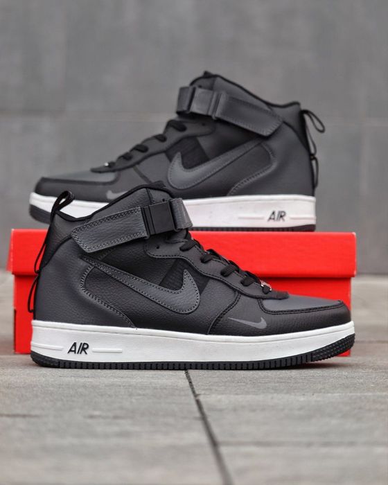 Чоловічі зимові хутряні кросівки Nike різнокольорові | кросівки найк