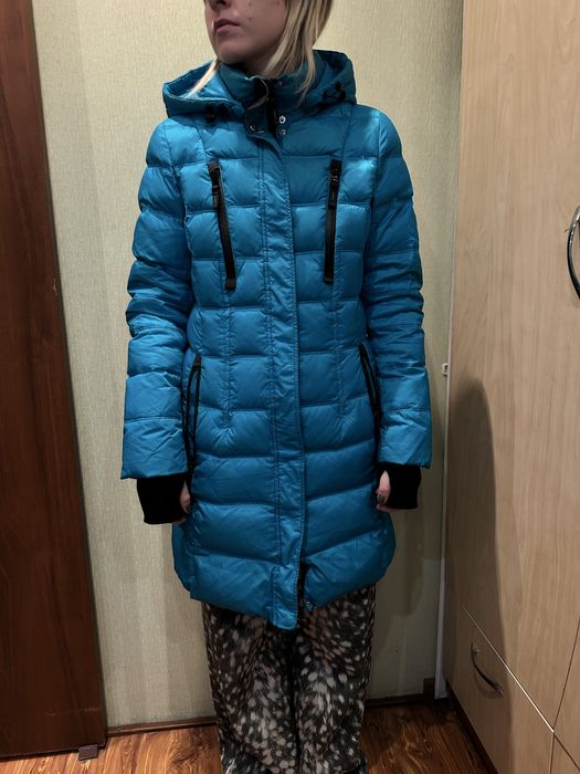 Жіночий / підлітковий подовжений пуховик, б/в