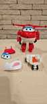 Figurka Super Wings Transforming Jett Samolot transformacja