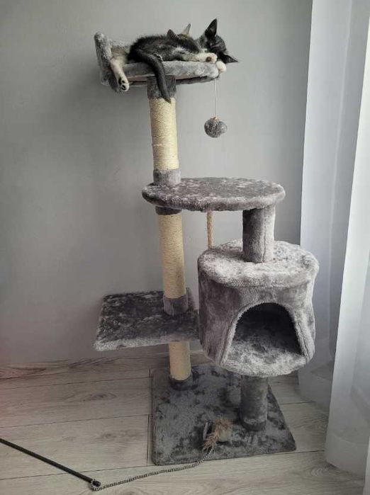 Drapak dla kota domek legowisko 5 poziomów