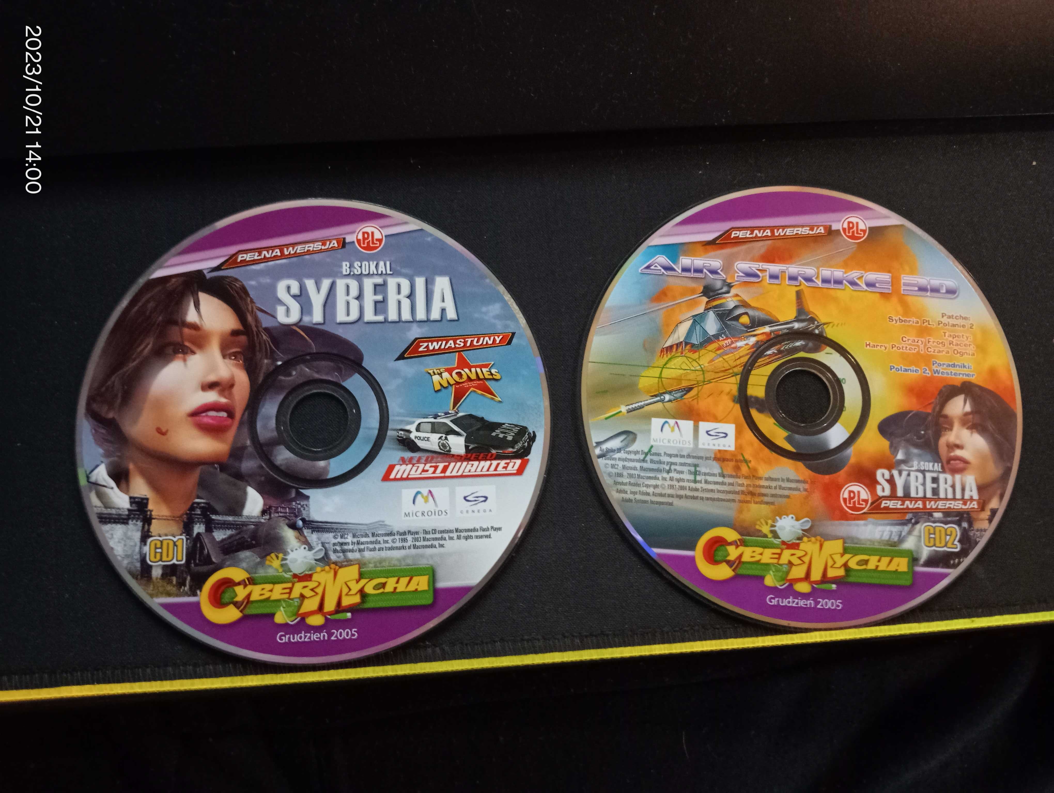 Syberia + Air Strike 3D PC PL