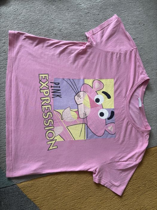 Różowa dziewczęca koszulka