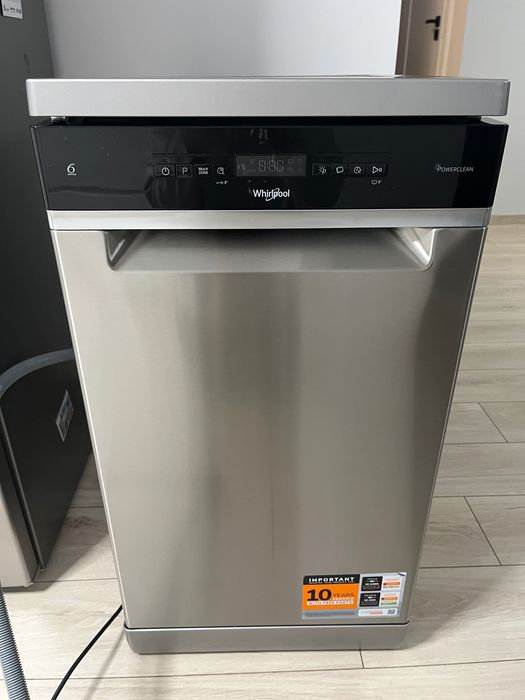 Zmywarka Wolnostojąca WHIRLPOOL WSFO3O34PFX 6 Zmysł Clean Pro