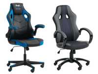 Офисное геймерское кресло Black Blue Black