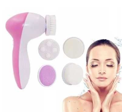 Szczoteczka do mycia twarzy peeling 5w1 masażer