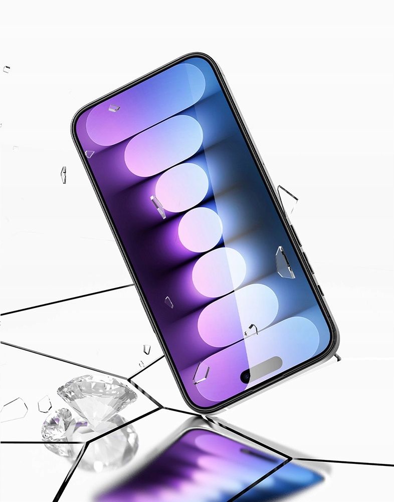 Szkło Prywatyzujące Hartowane 9H Do Iphone 16 Pro Anti Spy Recci