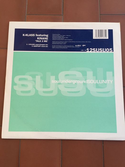 Disco de vinil - K KLASS - TALK 2 ME